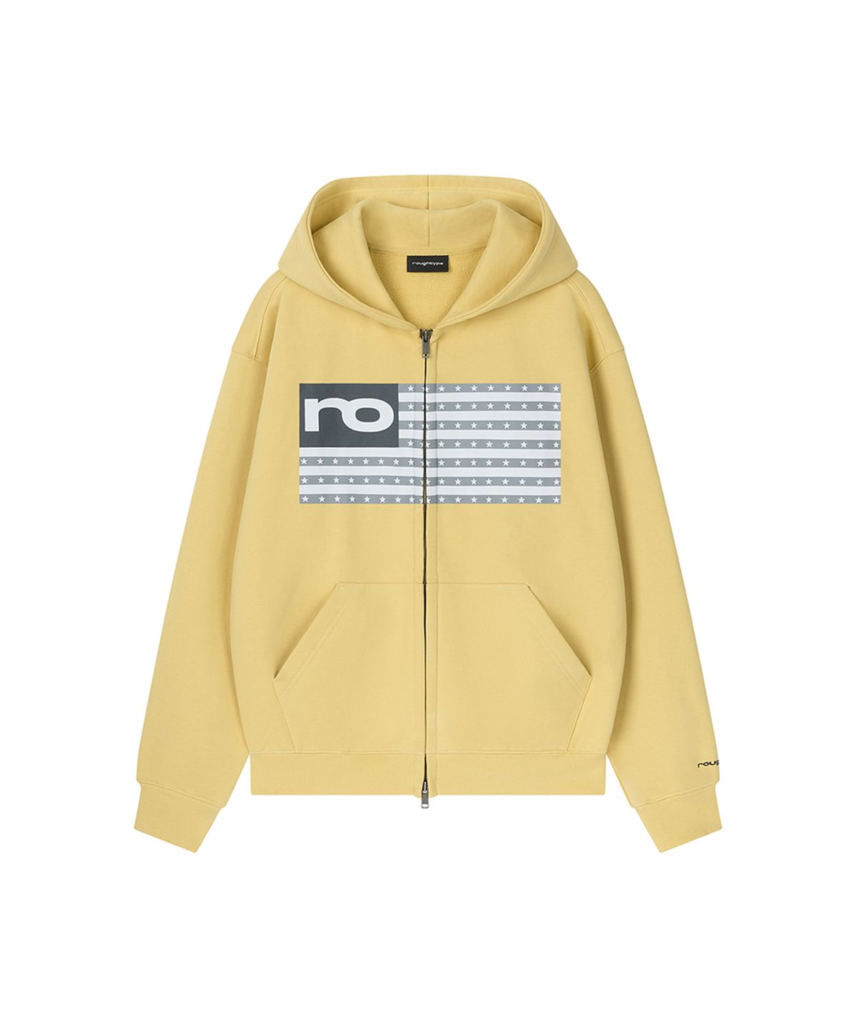 로타입(ROUGHTYPE) RO American Hoodie Zip-up - Yellow