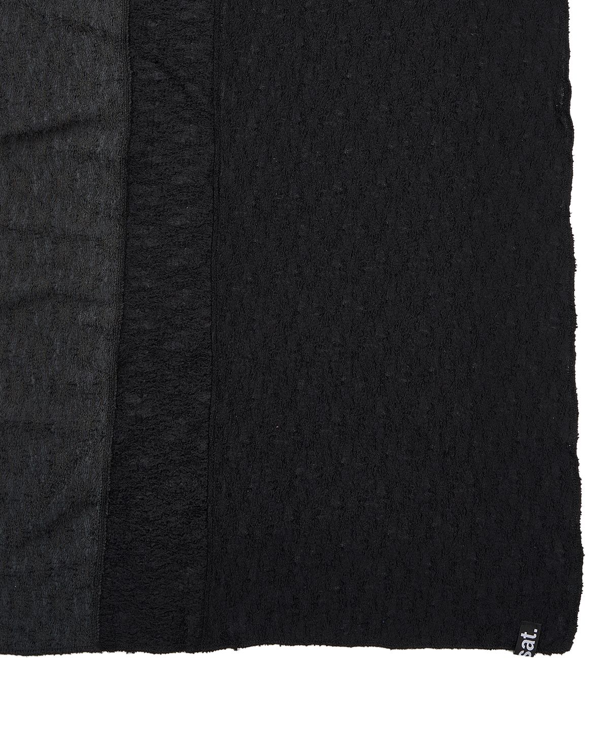 마사트(MASAT) Texture Mix Scarf _ Black