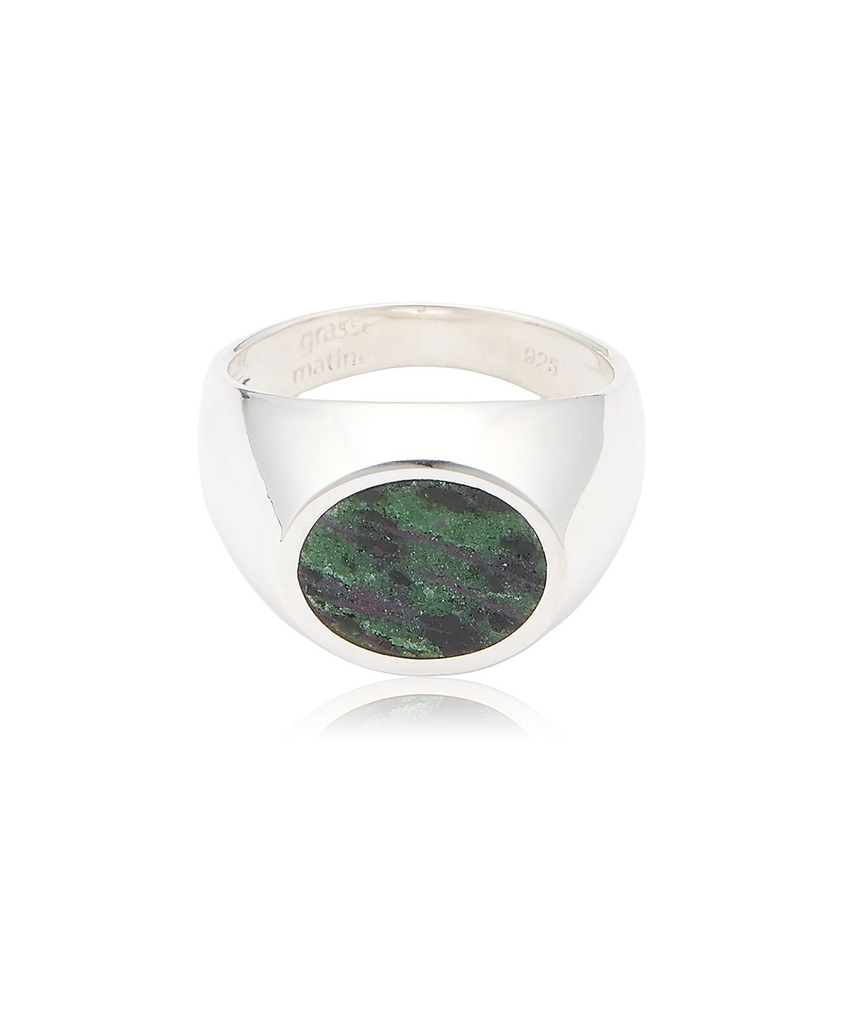 그라스마티네(GRASSE MATINEE) Oval Signet Ring Emel