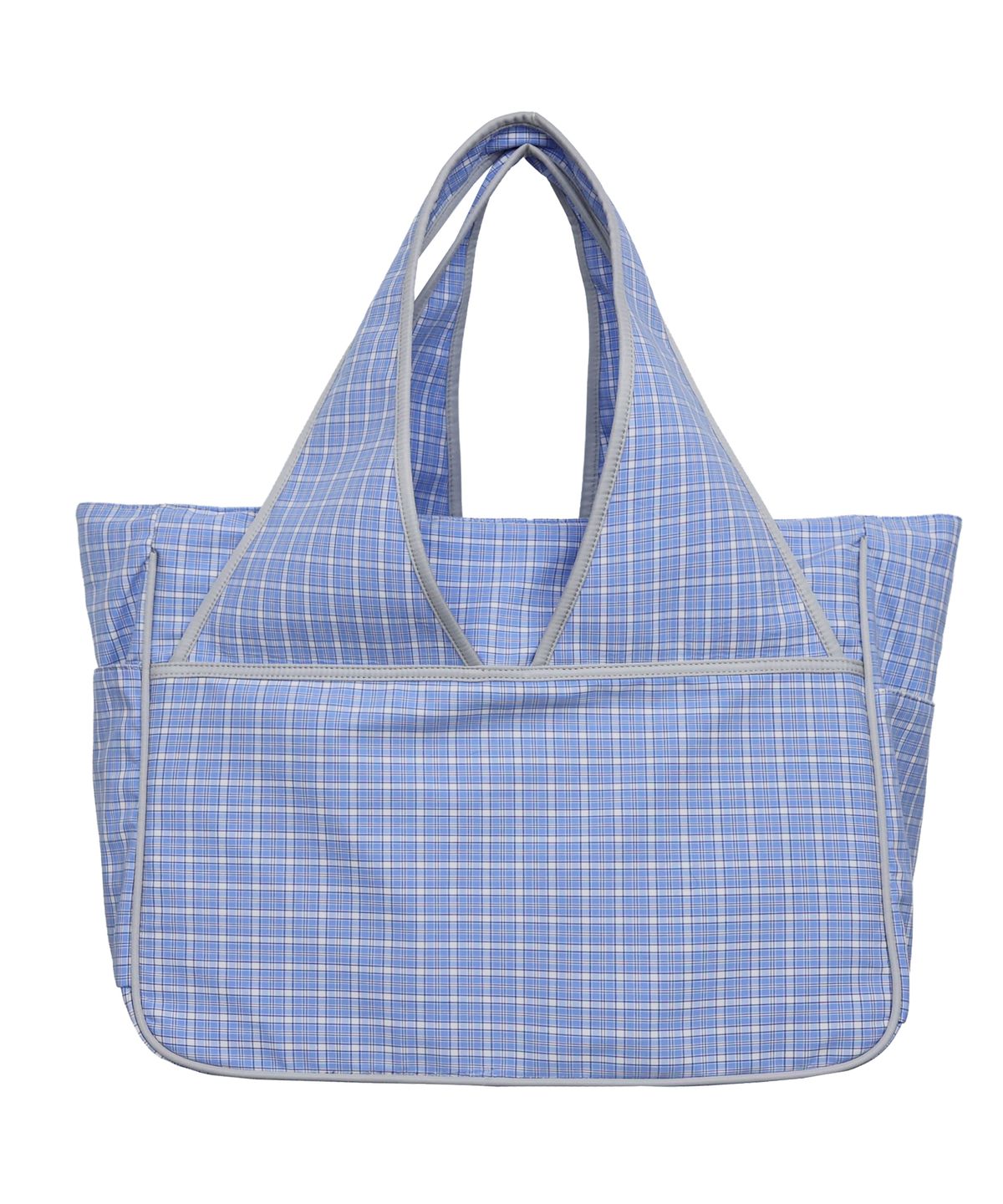 시월107(SIWL107) TIDI Work Bag (Check Blue)