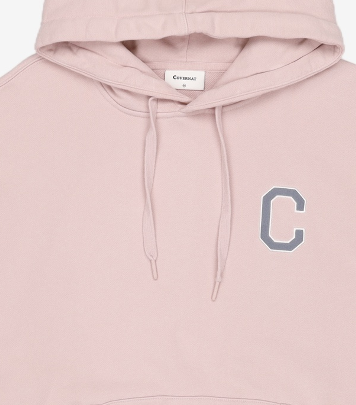 커버낫(COVERNAT) C 로고 후디 Light Pink XL