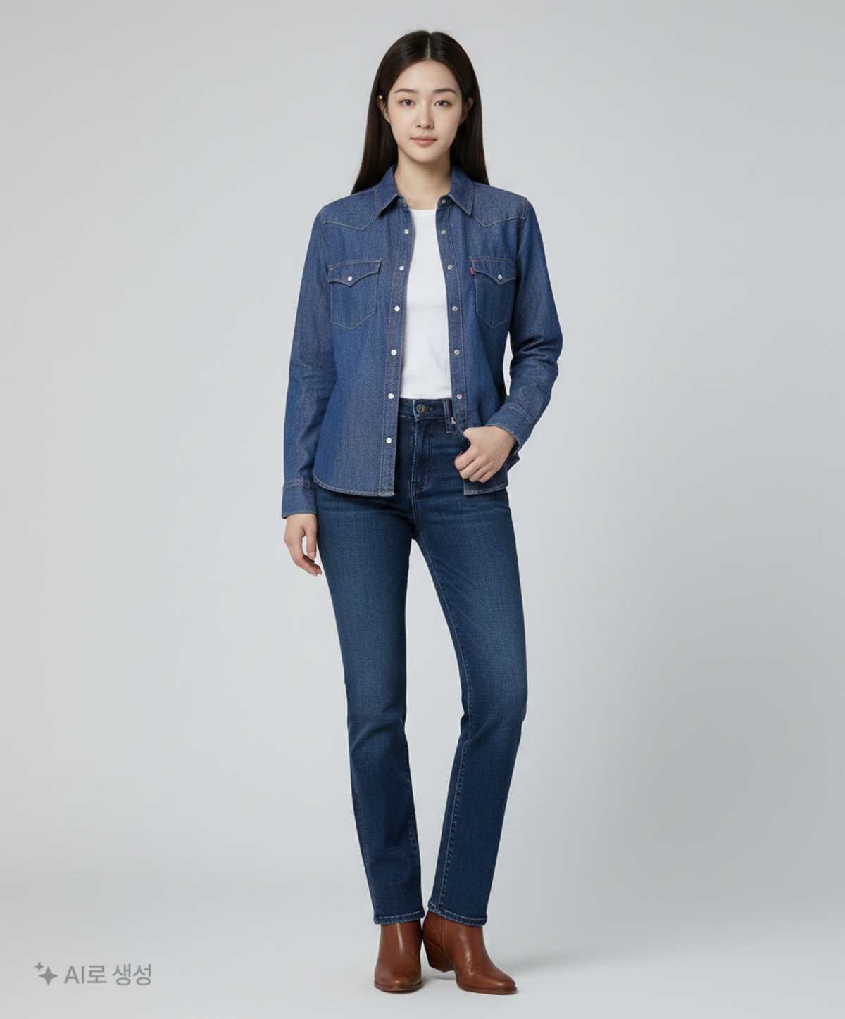 리바이스(LEVI'S) 캐주얼 셔츠 L