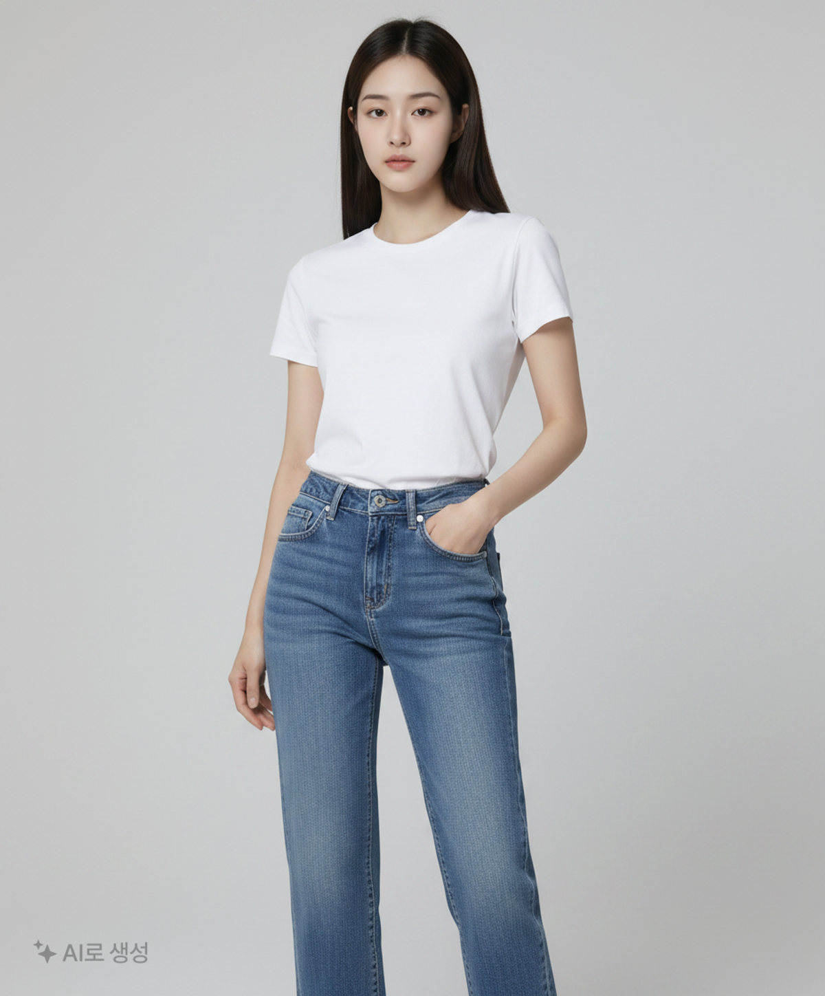 몽돌(MONGDOL) 청/데님 팬츠 S