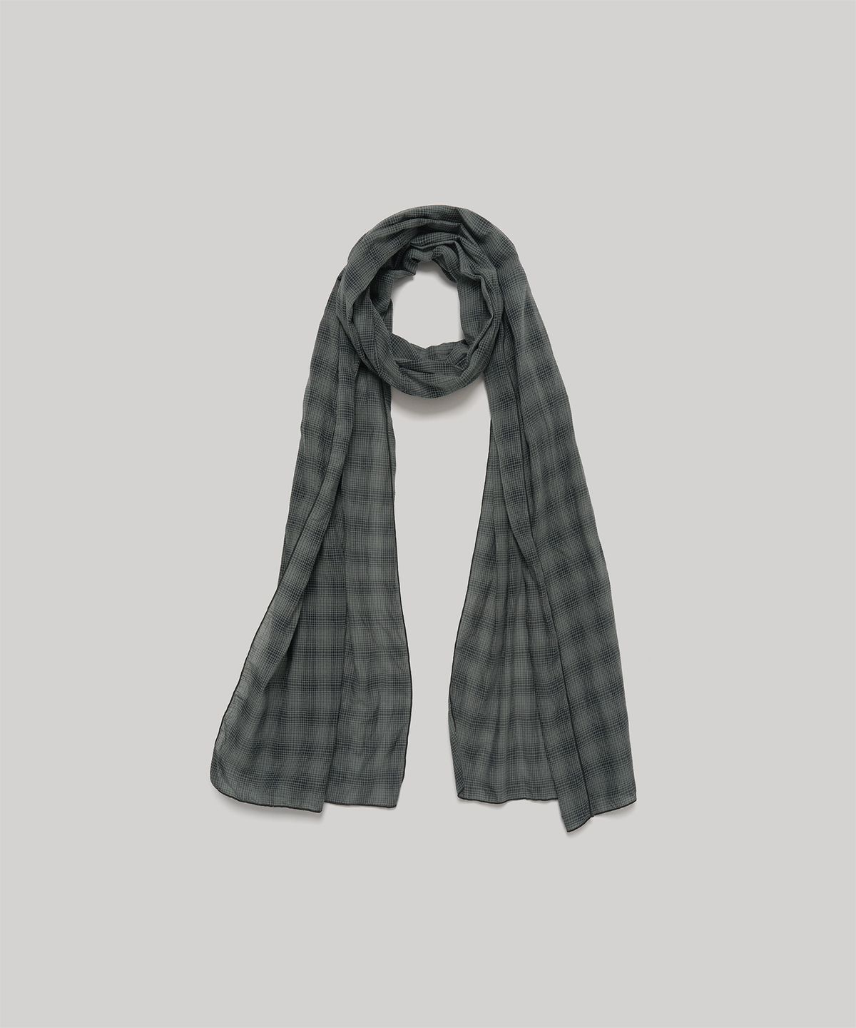 어나더 오피스(ANOTHER OFFICE) Zephyr Washed Scarf (Gray Ombre)