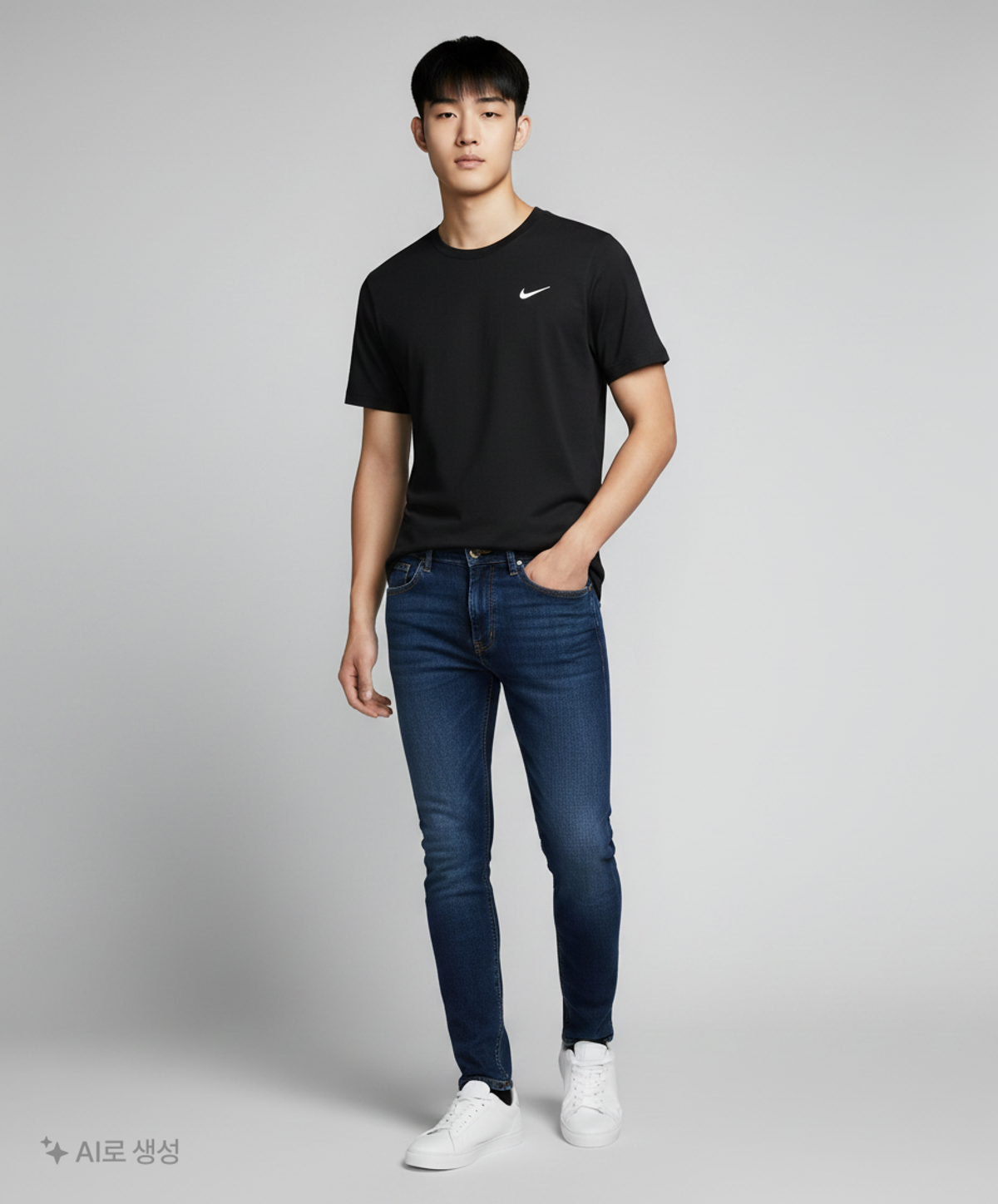 나이키(NIKE) 드라이 핏 UV 하이버스 반소매 피트니스 탑 M - 블랙:화이트 / DV9840-010 L