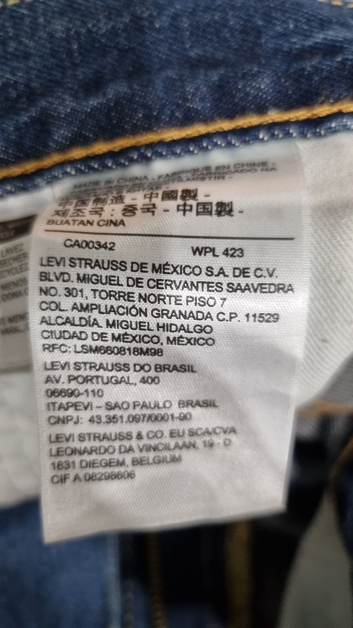 리바이스(LEVI'S) 청/데님 팬츠 32