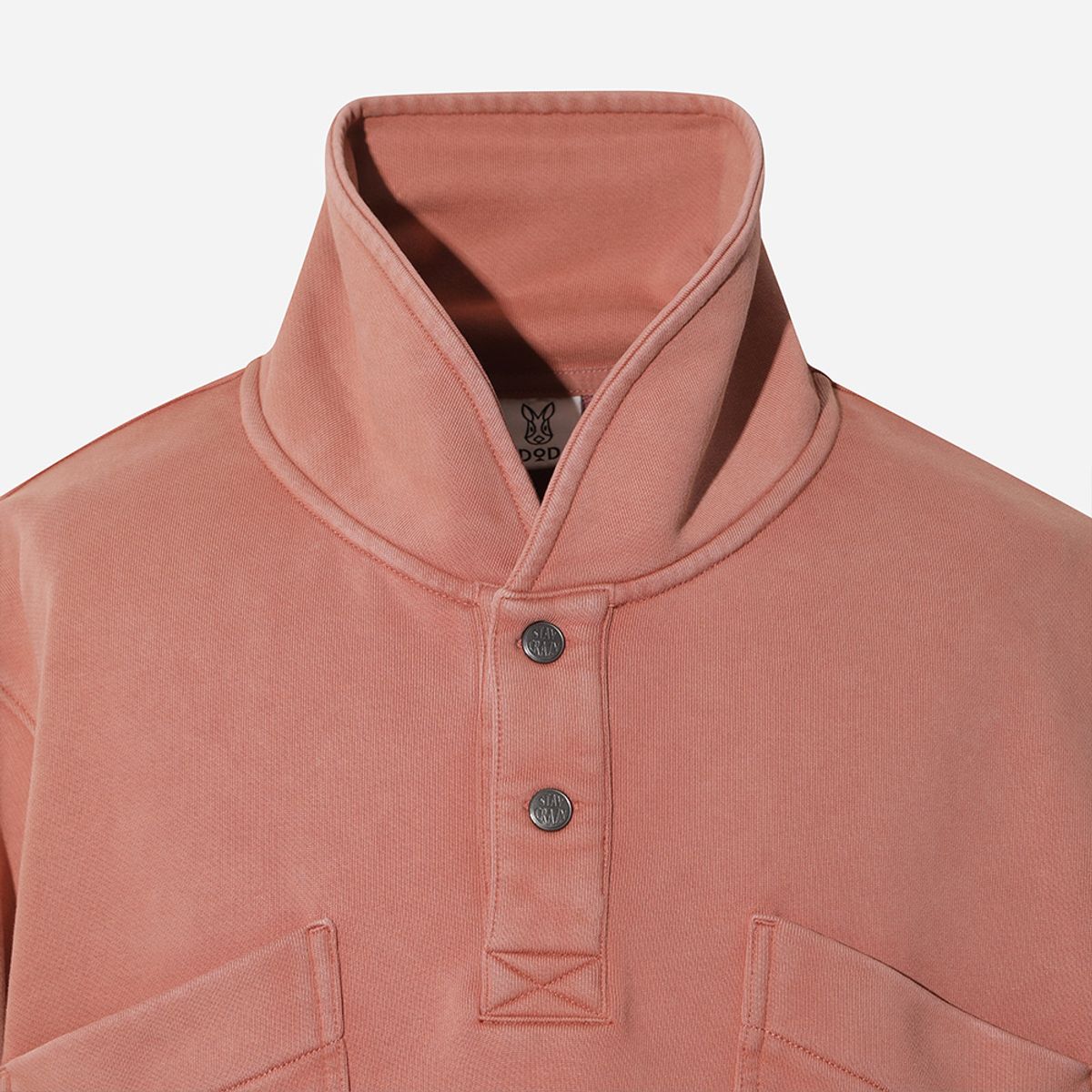 디오디(DOD) 페이드 워싱 반집 아노락 (PINK)