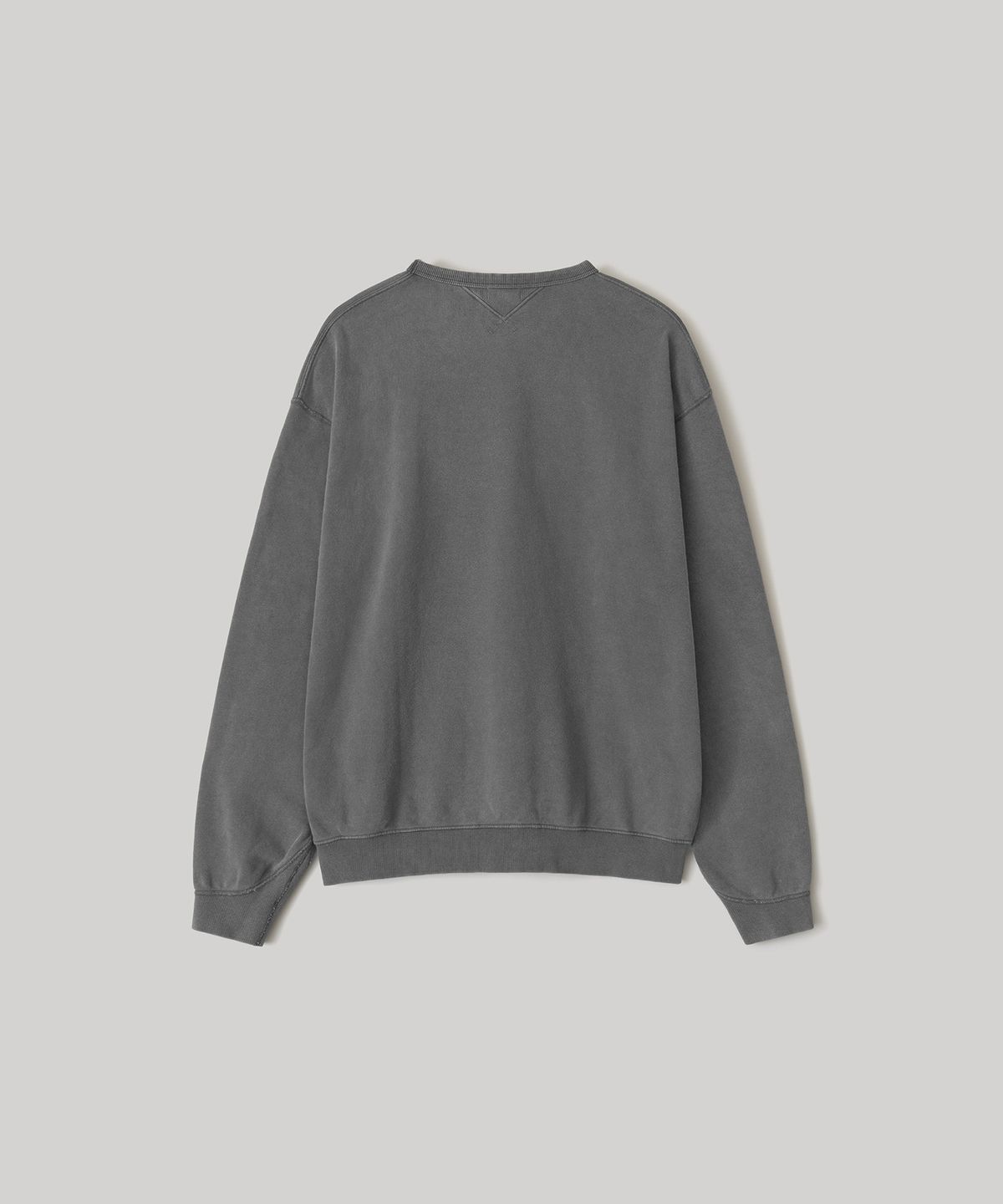 어나더 오피스(ANOTHER OFFICE) Sulfar Dyed 50s SweatShirt (Charcoal)