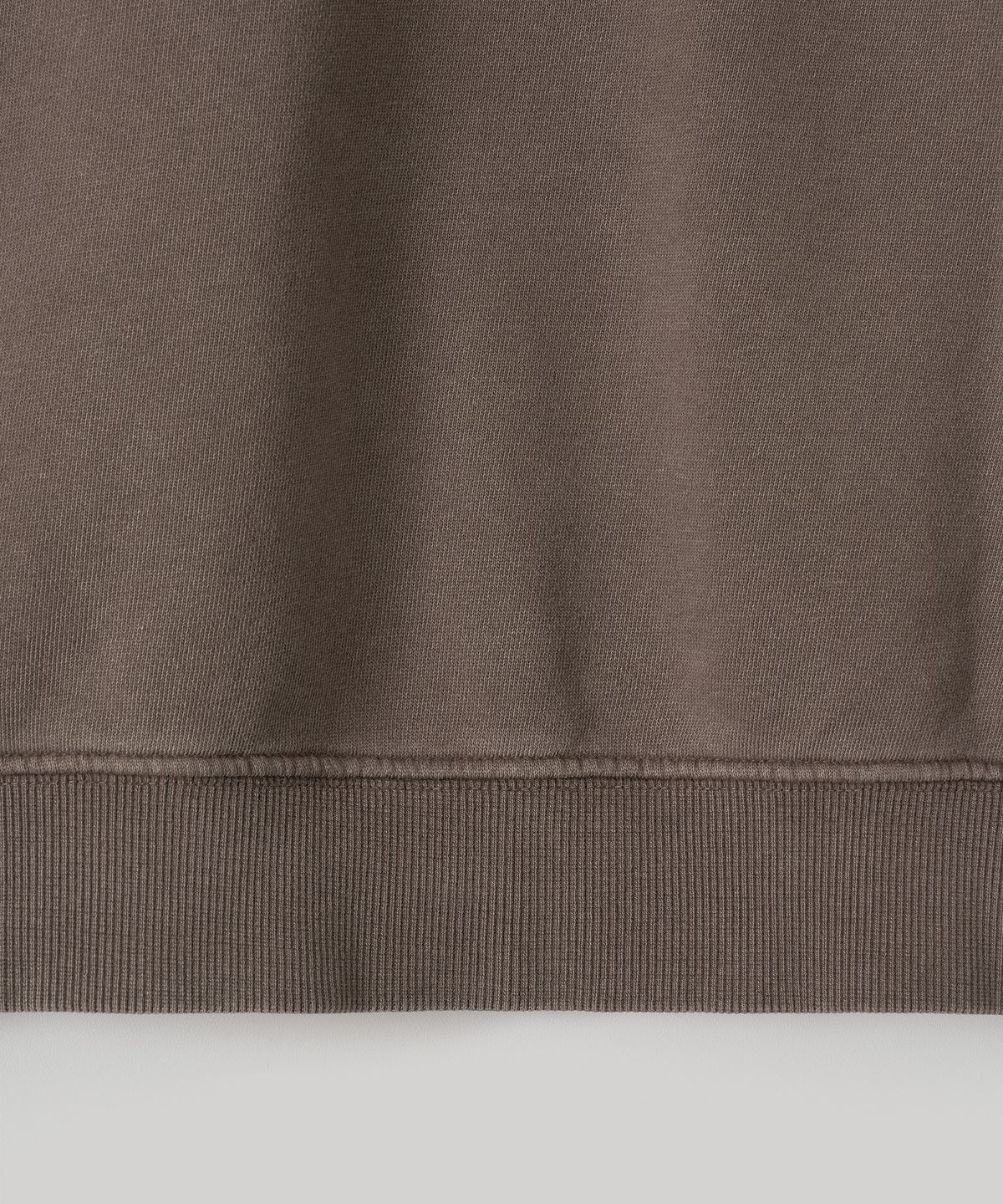 어나더 오피스(ANOTHER OFFICE) Sulfar Dyed 50s SweatShirt (Sepia Brown)