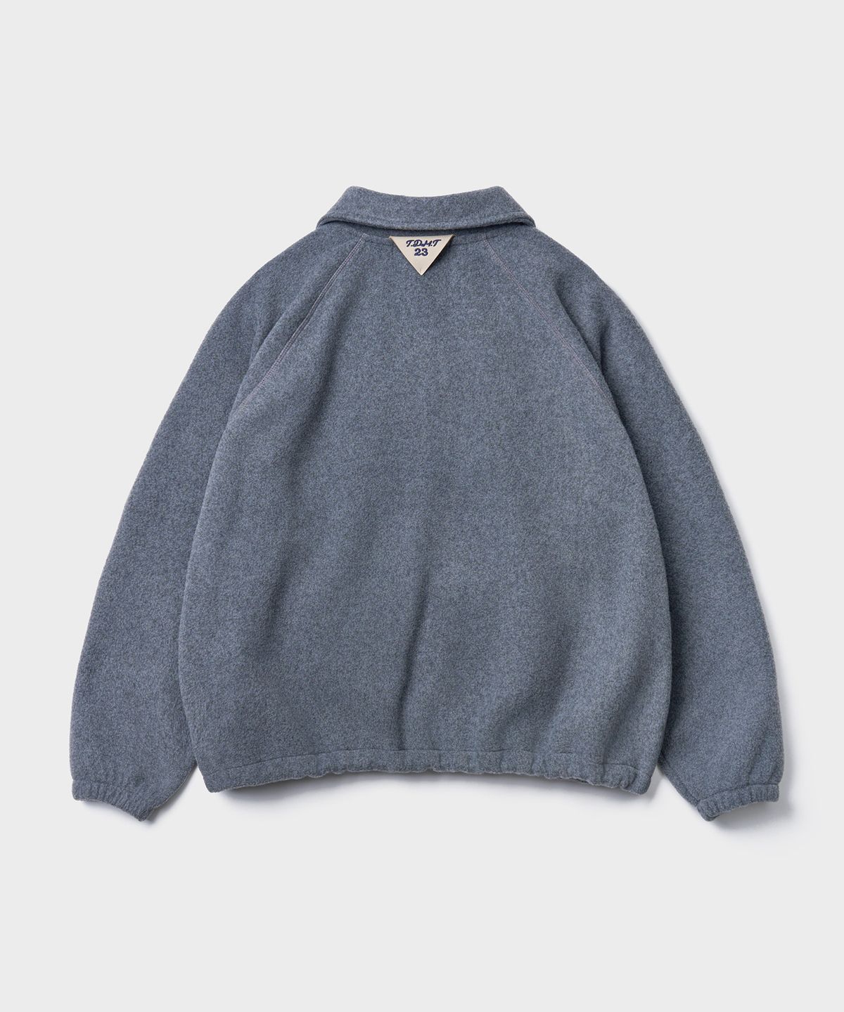 튜드먼트(TTUDEMENT) 50s FLEECE ZIP-UP JUMPER_CHARCOAL