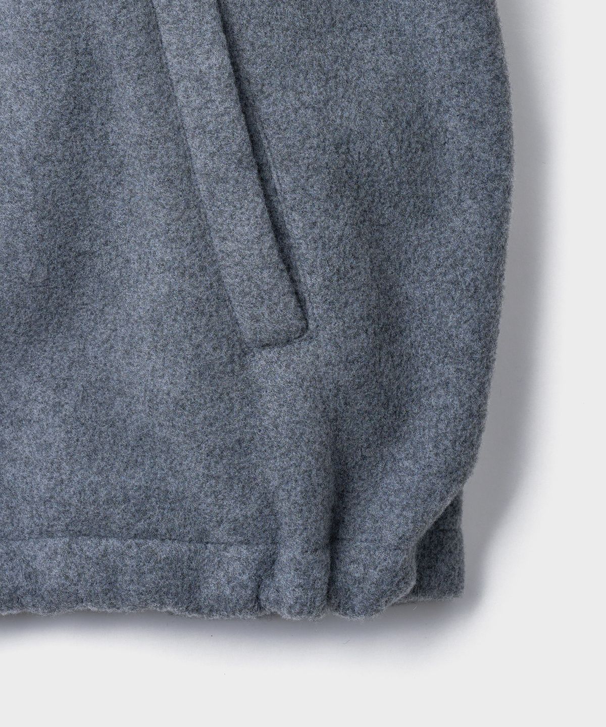튜드먼트(TTUDEMENT) 50s FLEECE ZIP-UP JUMPER_CHARCOAL