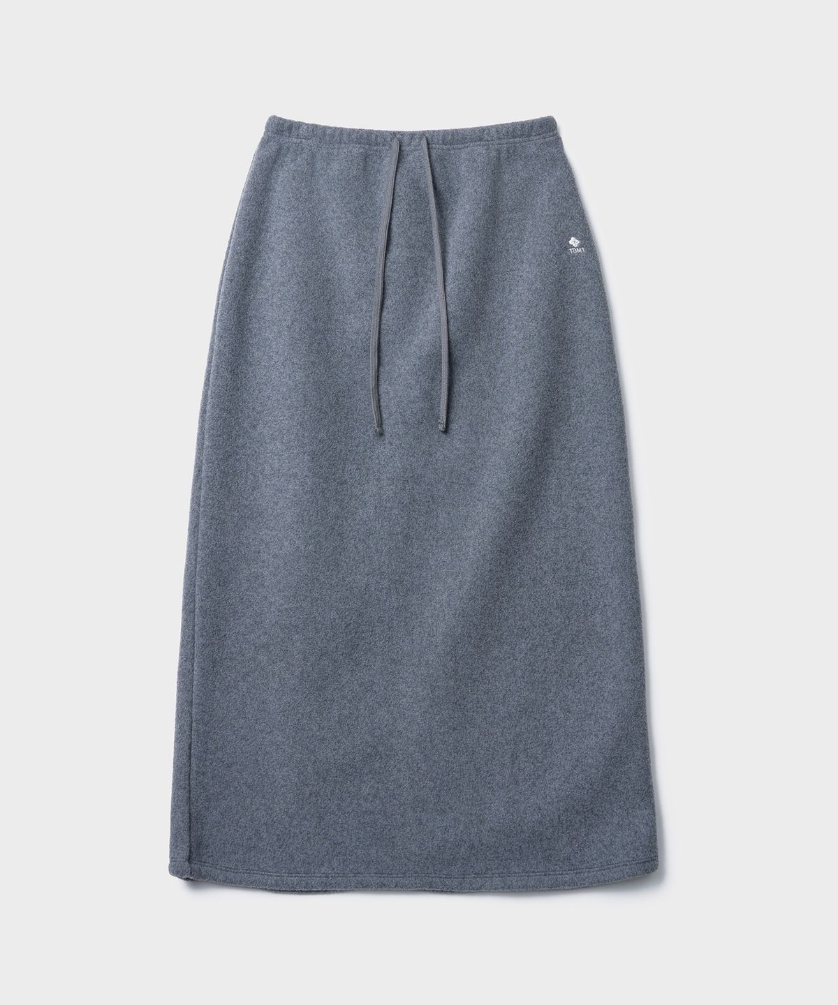 튜드먼트(TTUDEMENT) 50s FLEECE LONG SKIRT_CHARCOAL