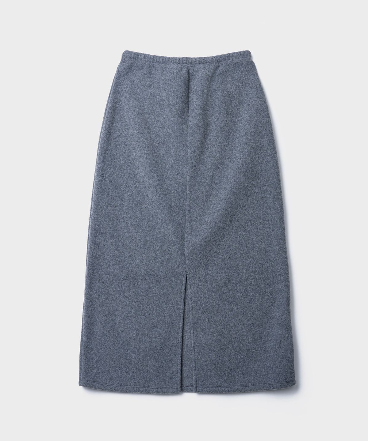 튜드먼트(TTUDEMENT) 50s FLEECE LONG SKIRT_CHARCOAL