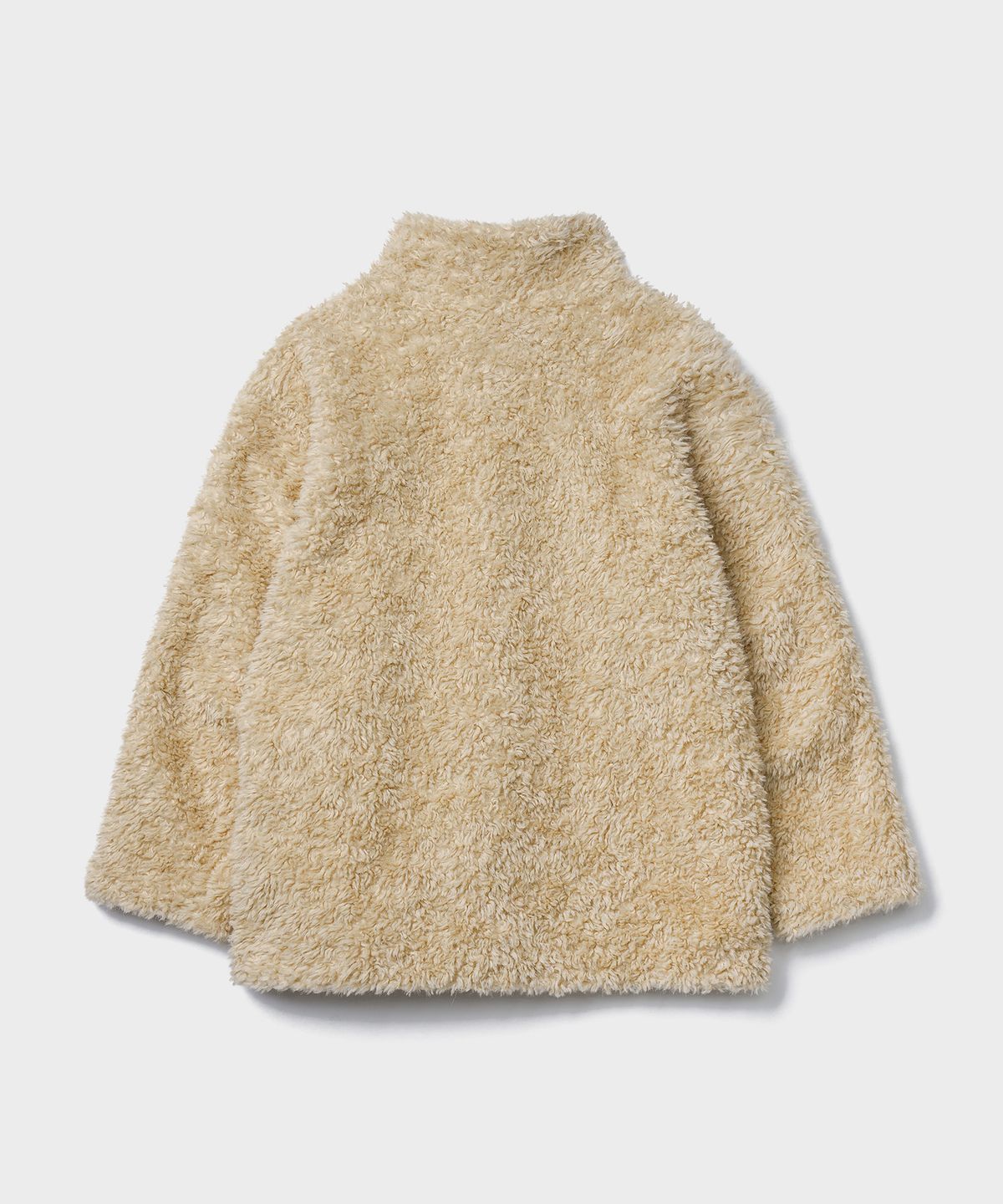 튜드먼트(TTUDEMENT) REVERSIBLE SHEARLING HALF COAT_BEIGE