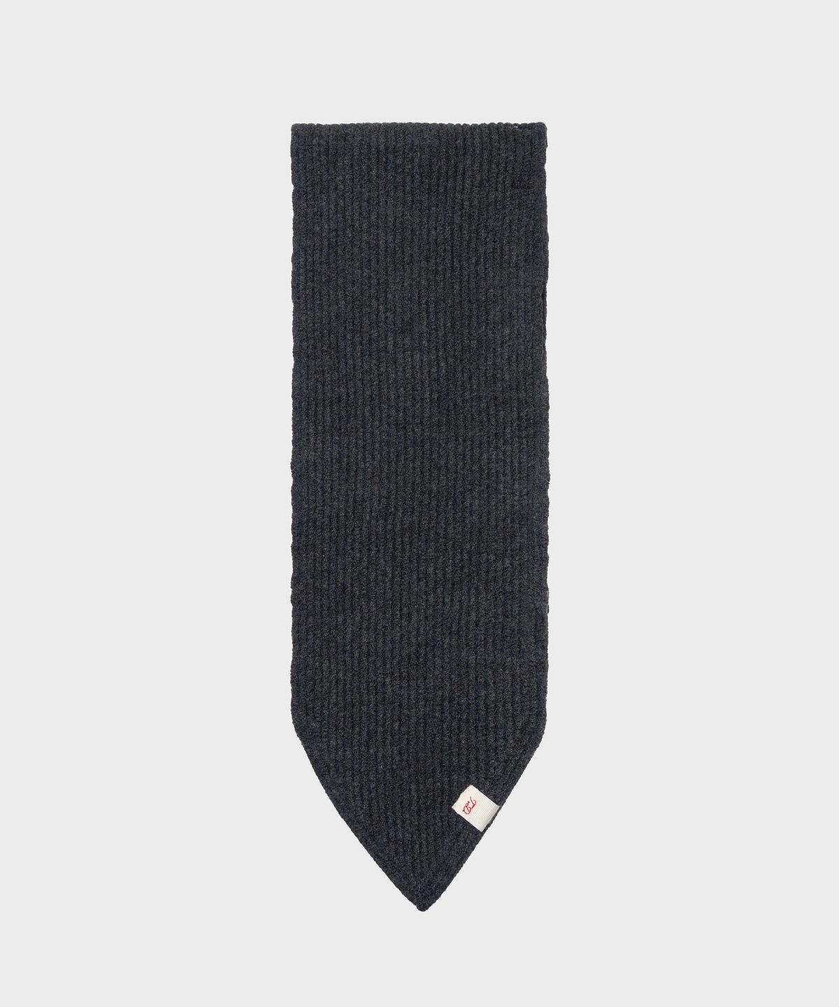 튜드먼트(TTUDEMENT) CHUNKY WOOL KNIT MUFFLER_CHARCOAL