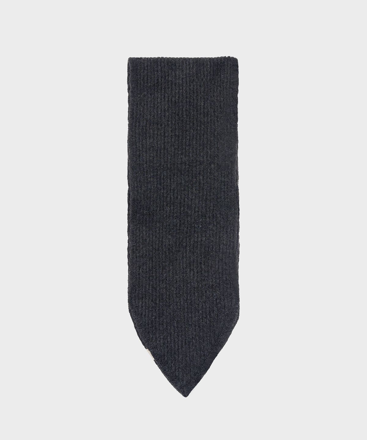 튜드먼트(TTUDEMENT) CHUNKY WOOL KNIT MUFFLER_CHARCOAL