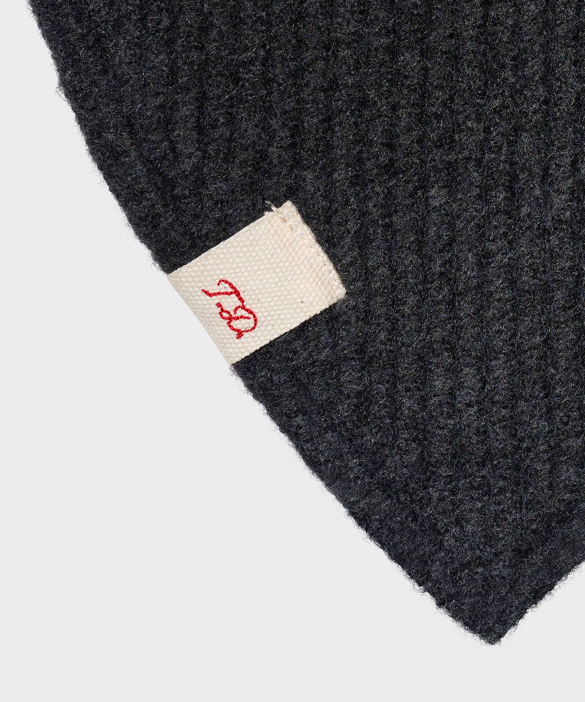 튜드먼트(TTUDEMENT) CHUNKY WOOL KNIT MUFFLER_CHARCOAL