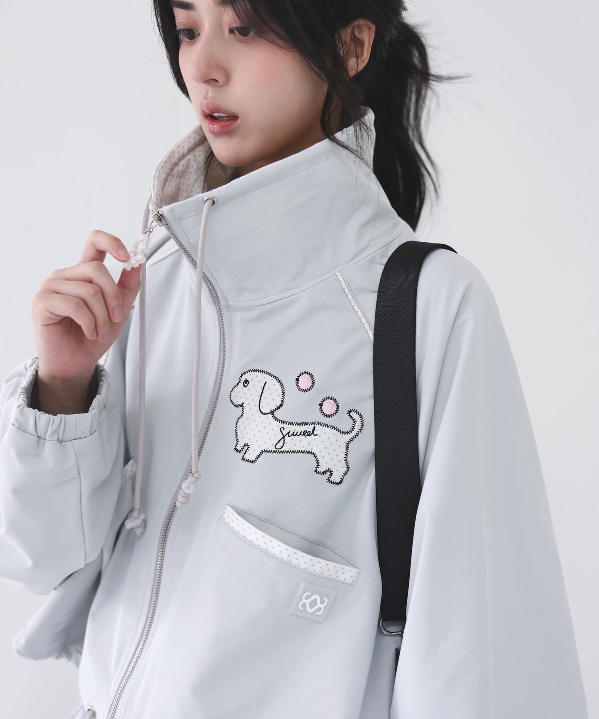 시월107(SIWL107) SIWL Track Jumper (Light Grey)