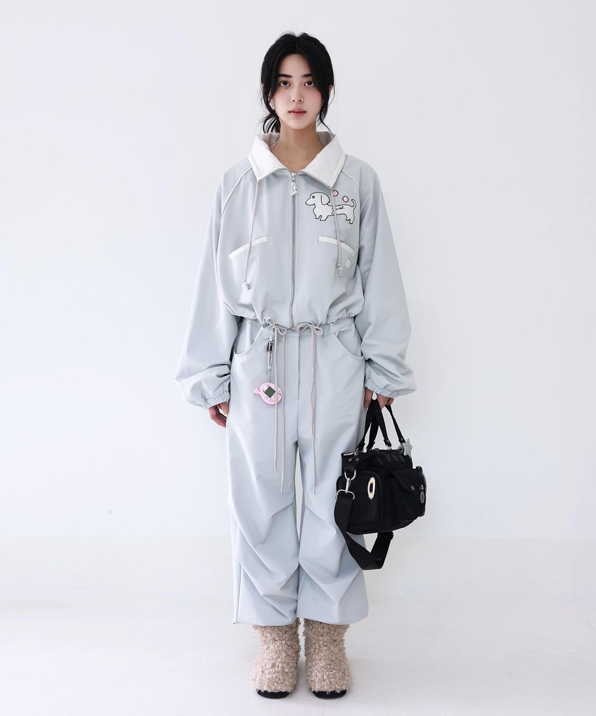 시월107(SIWL107) SIWL Track Jumper (Light Grey)