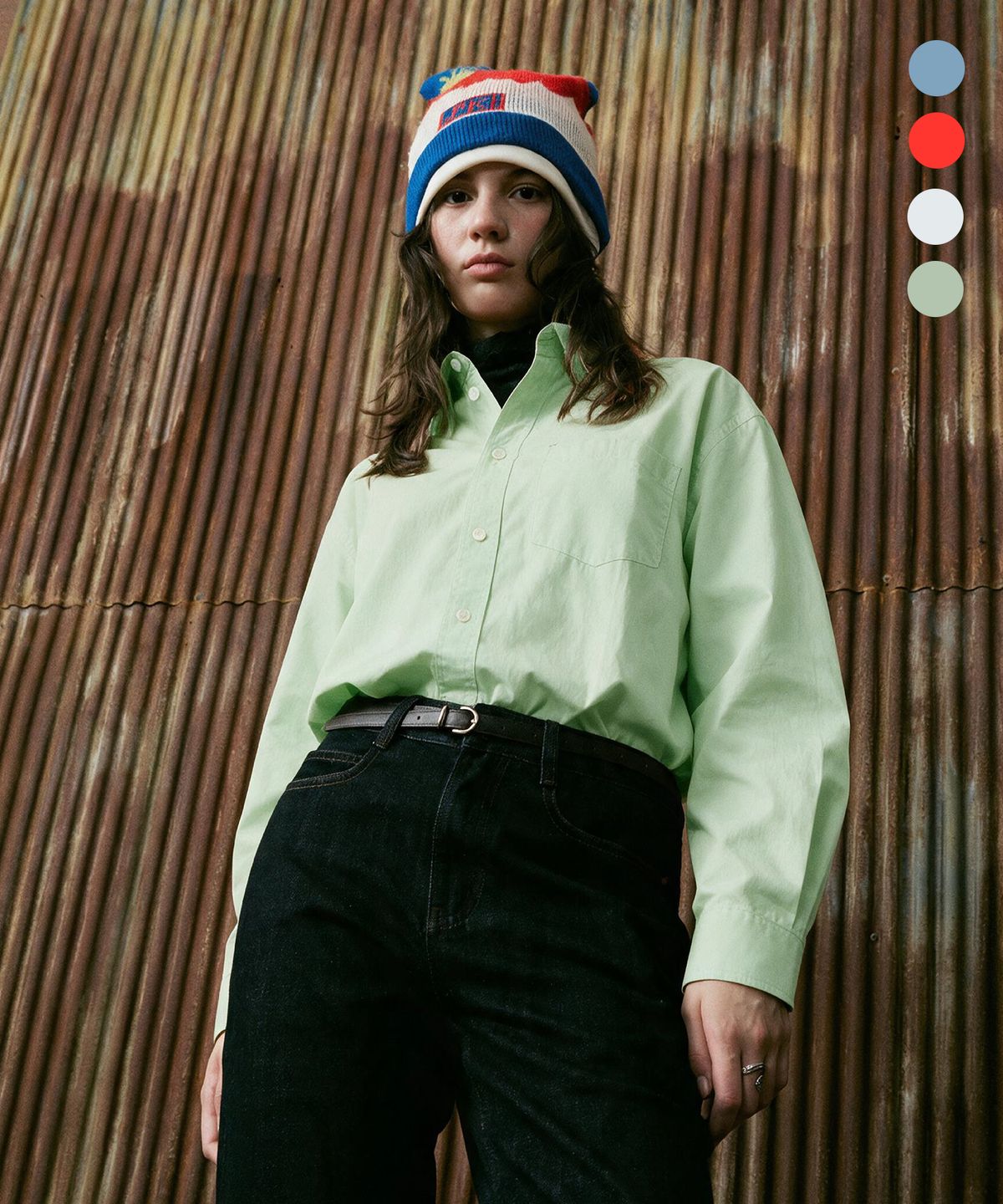 펜필드(PENFIELD) [PF]40수 코튼 스탠다드 셔츠_FS3WR77U