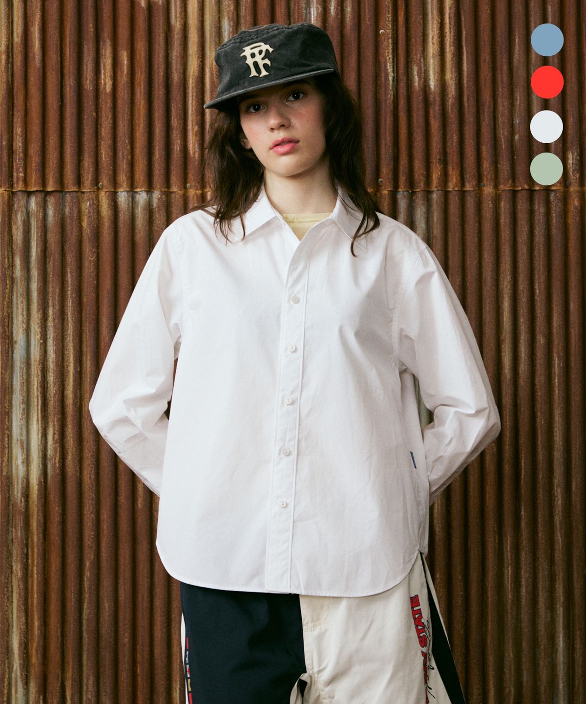 펜필드(PENFIELD) [PF]40수 코튼 스탠다드 셔츠_FS3WR77U