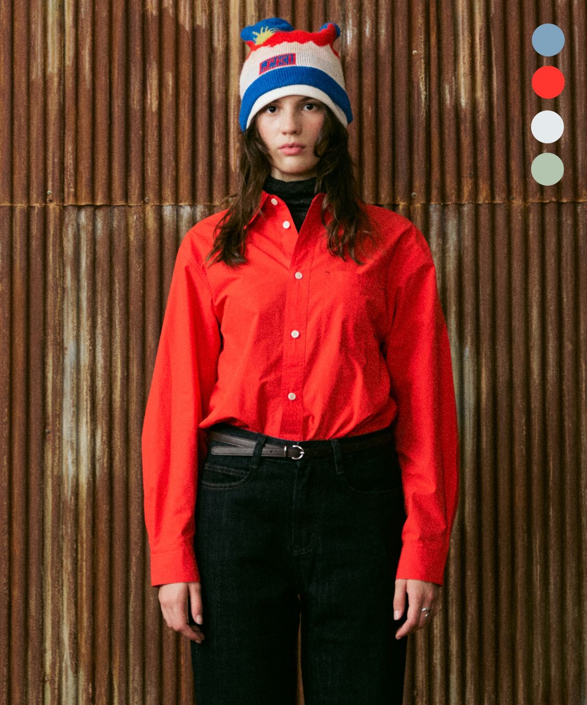 펜필드(PENFIELD) [PF]40수 코튼 스탠다드 셔츠_FS3WR77U