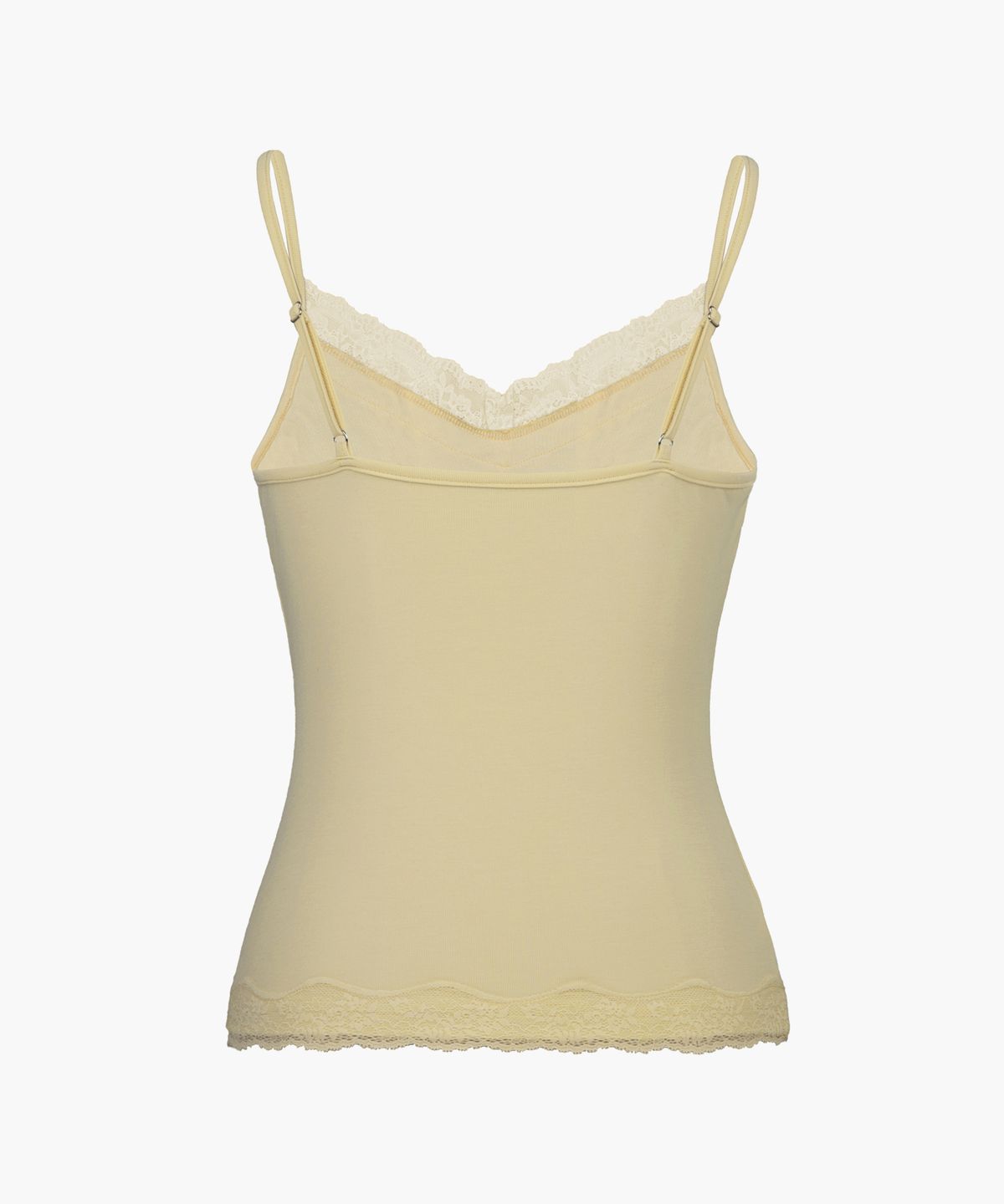 러프넥(ROUGHNECK) Soft Lace Sleeveless Yellow