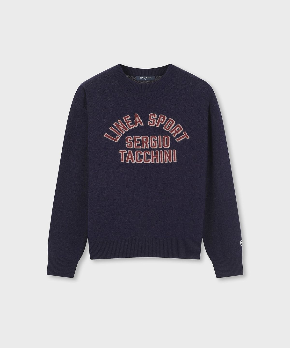 세르지오 타키니(SERGIO TACCHINI) M 라운드 그래픽 스웨터 (Navy)