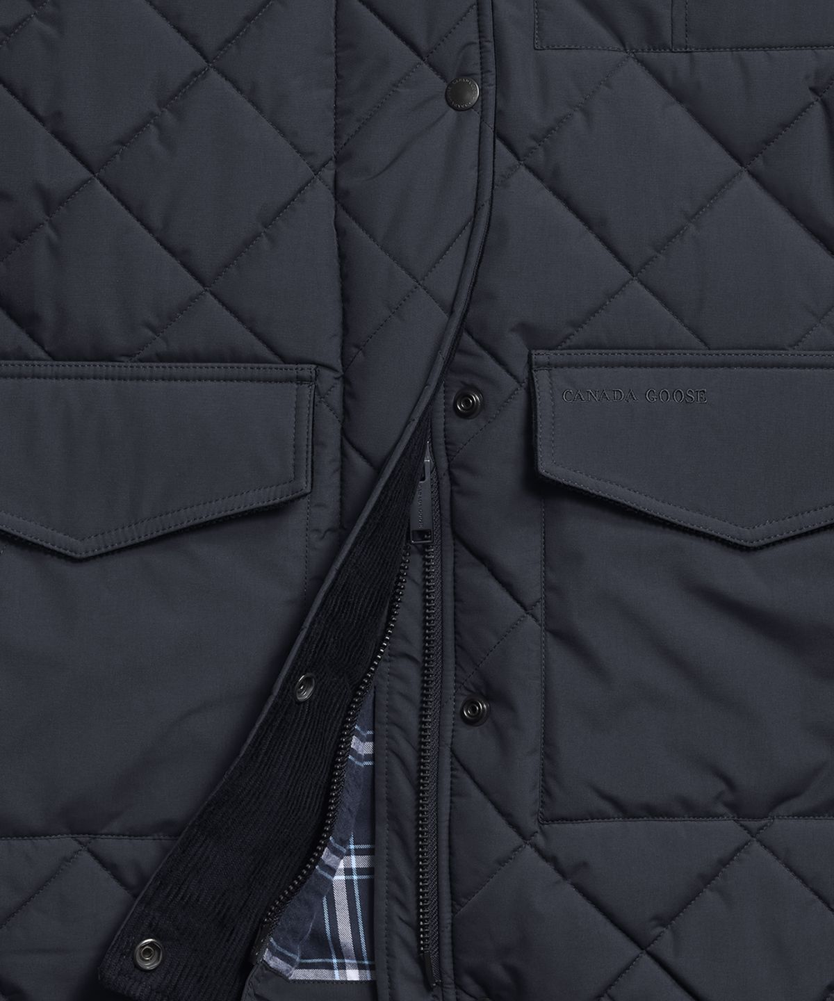 캐나다구스(CANADAGOOSE) 여성 테라 퀼팅 코트(Dark Gray)_Q266AWCC01DGB