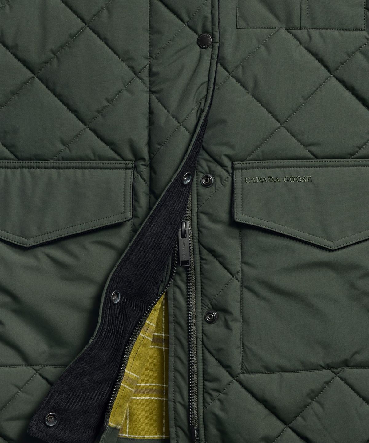 캐나다구스(CANADAGOOSE) 여성 테라 퀼팅 코트(Green)_Q266AWCC01GNB