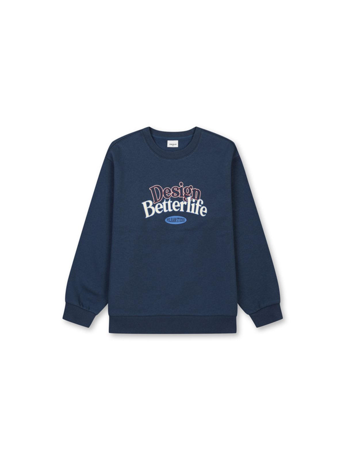 폴햄키즈(POLHAM KIDS) 공용 플리스 워딩 맨투맨_PKF4TR3011