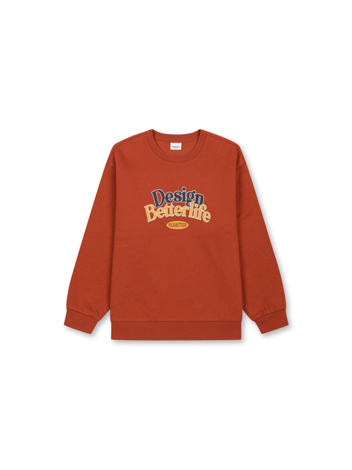 폴햄키즈(POLHAM KIDS) 공용 플리스 워딩 맨투맨_PKF4TR3011