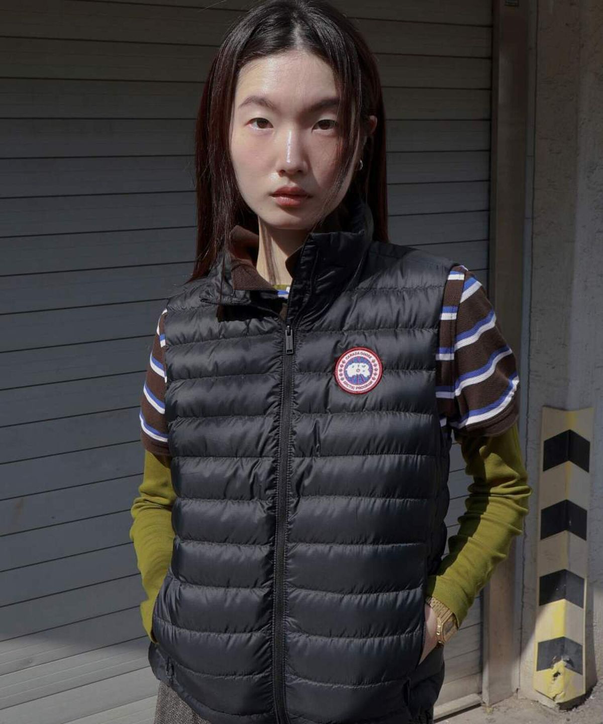 캐나다구스(CANADAGOOSE) 여성 아이테라 베스트 클래식 디스크(Black)_Q266AWVC01BKB