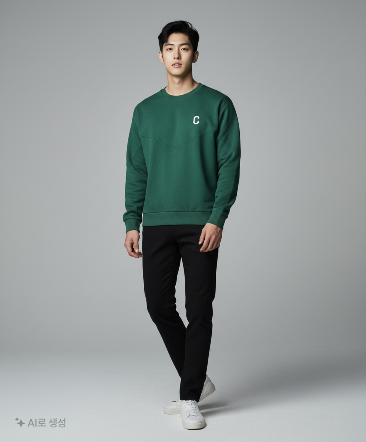 리복(REEBOK) [리복X커버낫][DX7148] 크루넥 - 그린 XXL