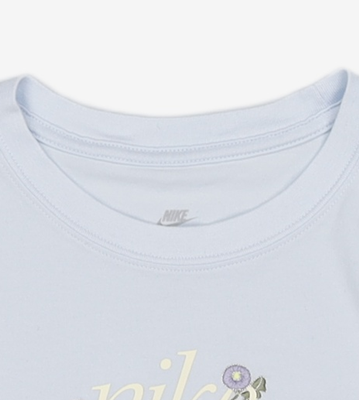 나이키(NIKE) 스포츠웨어 칠 니트 슬림 그래픽 티셔츠 W - 블루 틴트 / HF9723-423 S
