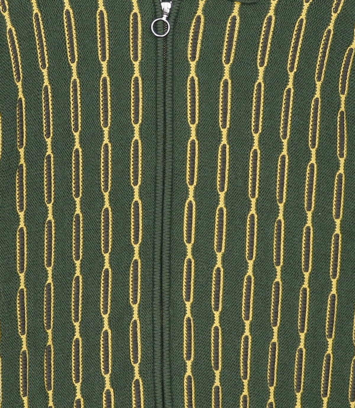 디스이즈네버댓(THISISNEVERTHAT) Chain Zip Up Polo Green M