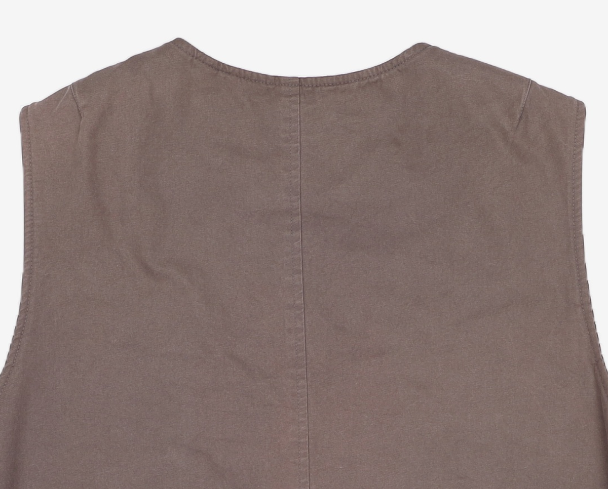 해칭룸(HATCHINGROOM) VTG Layering Vest Dyed Grey S