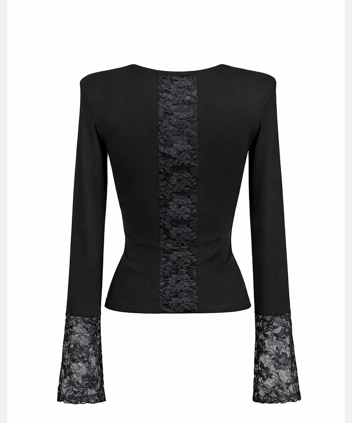 쇠아(SØAR) Race Godic rayer top (BLACK)
