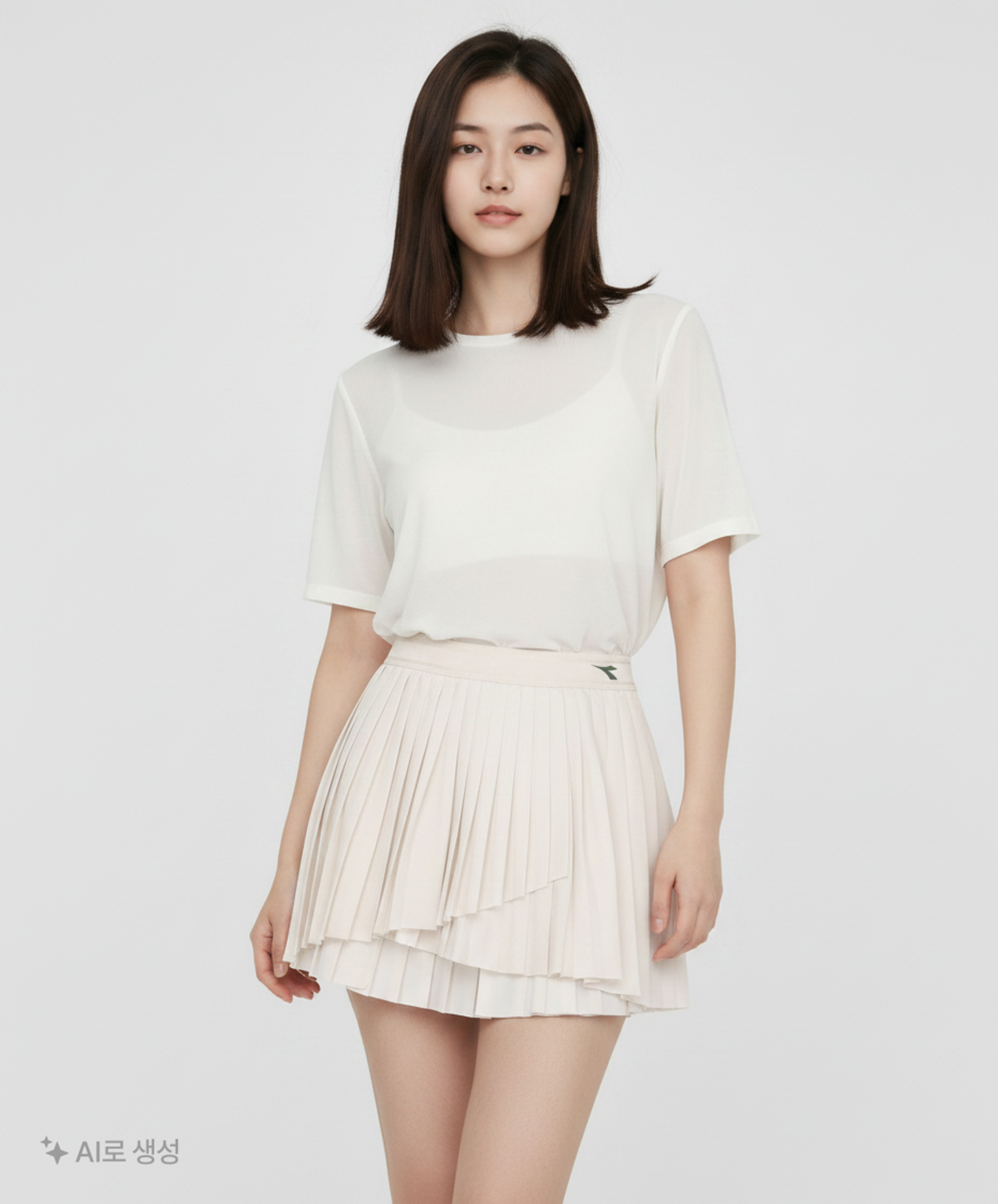 디아도라(diadora) 에르미나 테니스 플리츠 스커트 OFF WHITE S