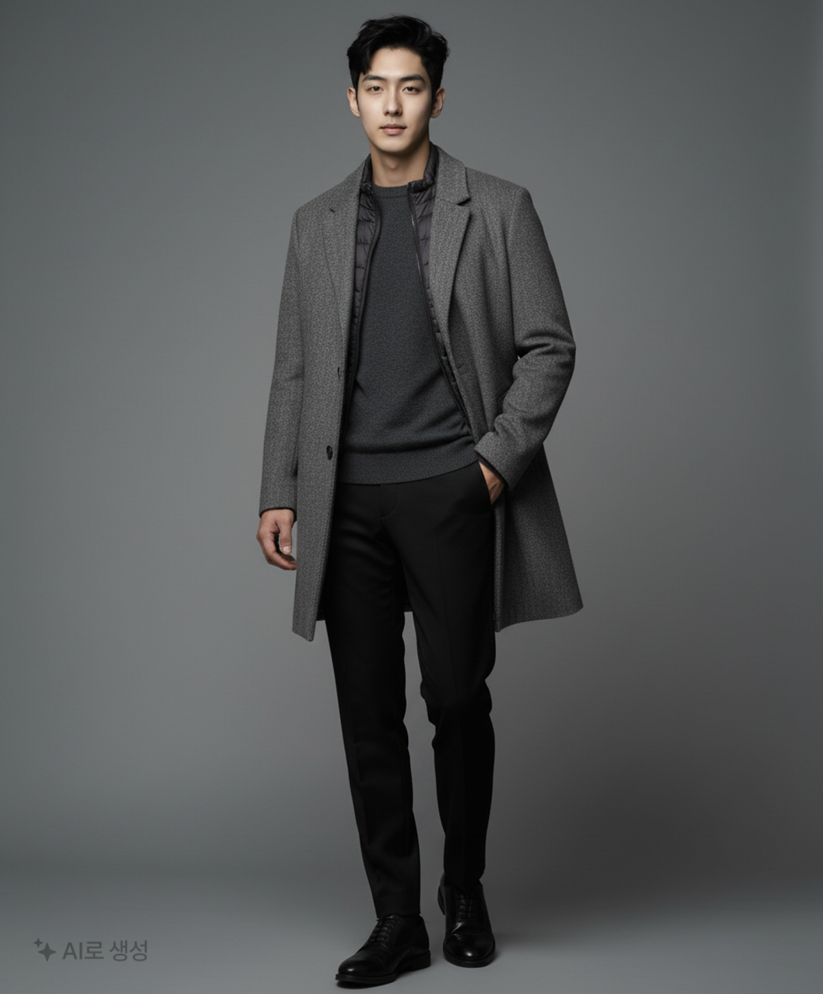 디케이엔와이(DKNY) 겨울 싱글 코트 L