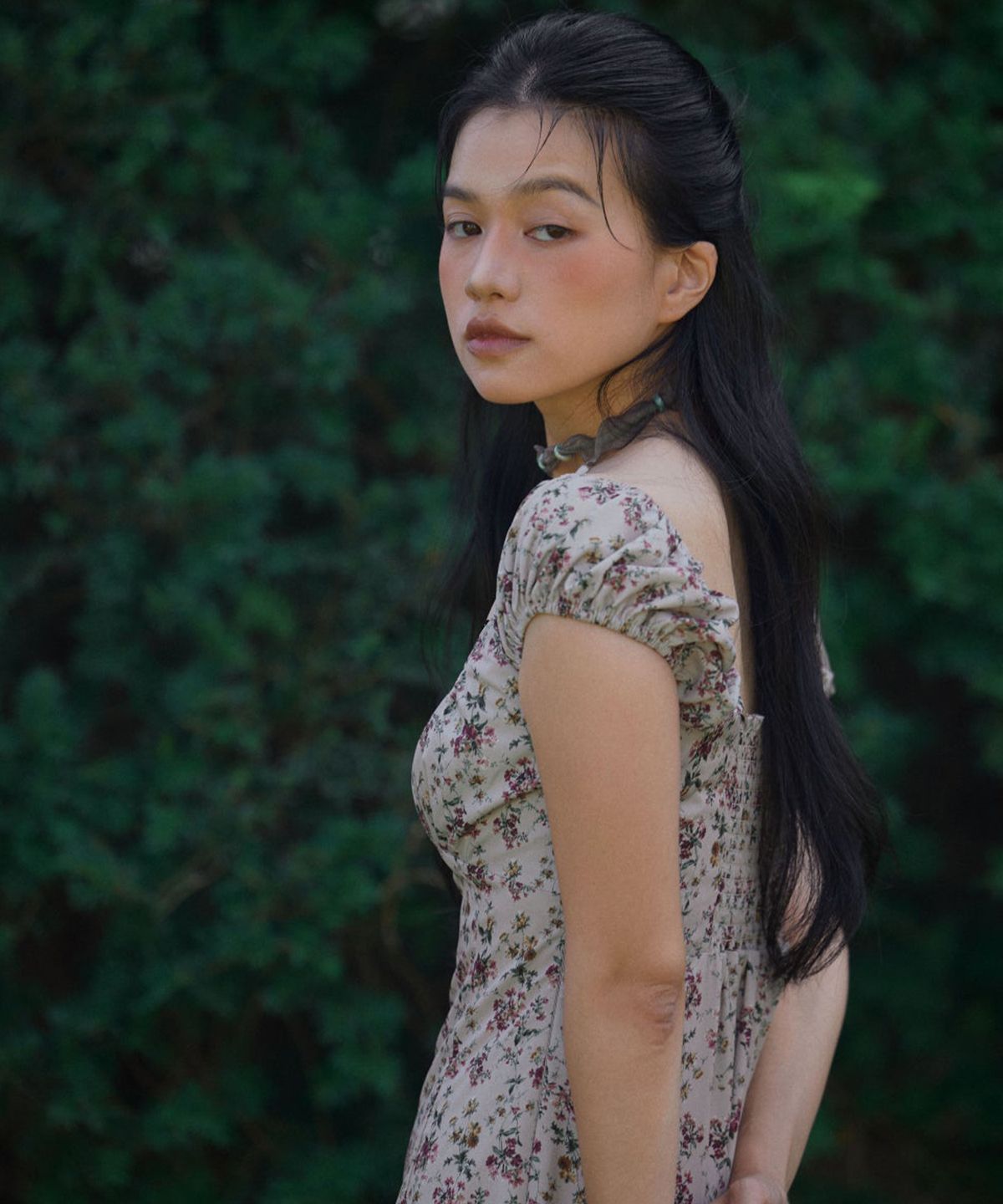 루루서울(LOULOUSEOUL) Maple Syrup Dress (Beige)