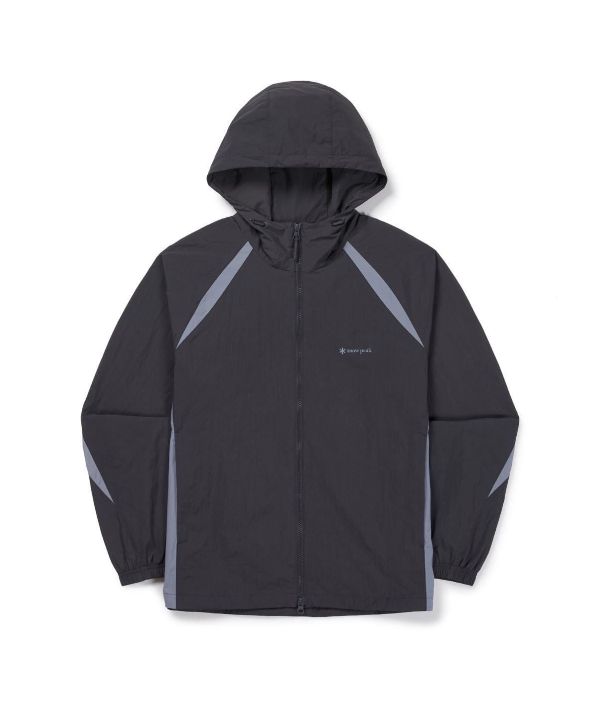 스노우피크 어패럴(SNOWPEAK APPAREL) 경량 타슬란 컬러블럭 바람막이 (S26FMLWB40) Charcoal