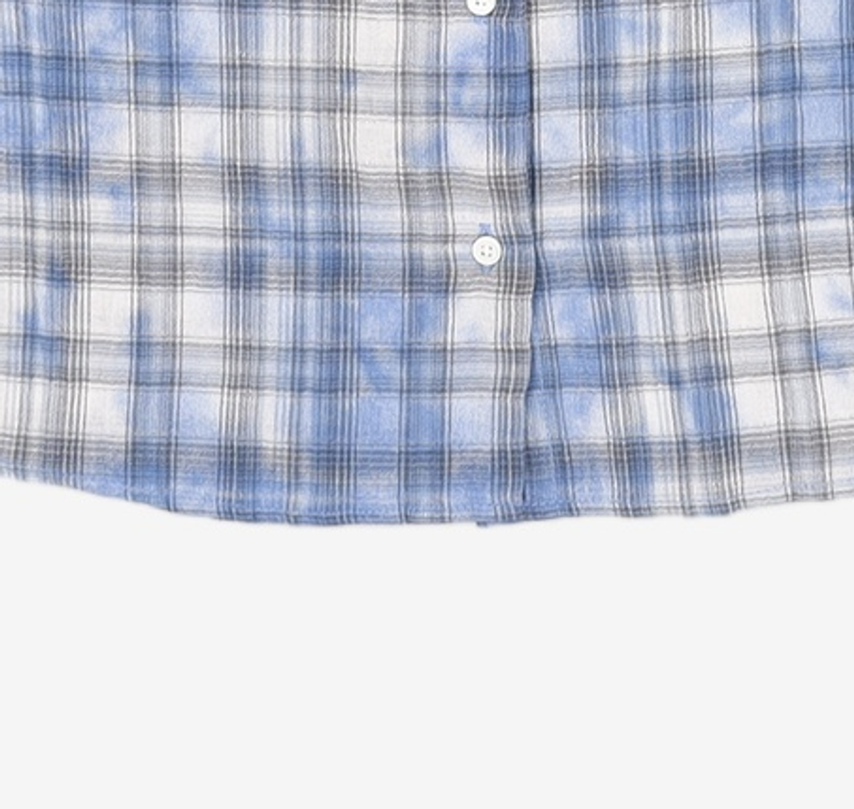 반원 아틀리에(VANONE ATELIER) A3564 워시드 체크 셔츠 FREE