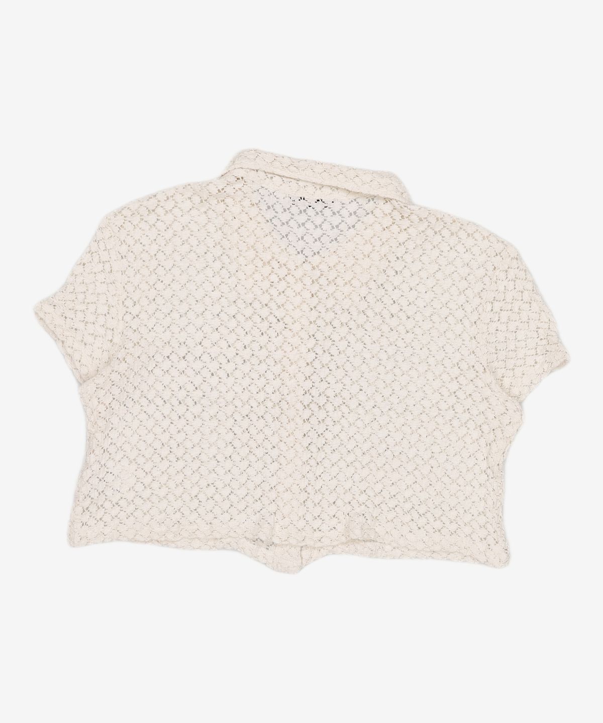 미쏘(MIXXO) 셔츠카라 레이스 블라우스 MIWBWC703G S