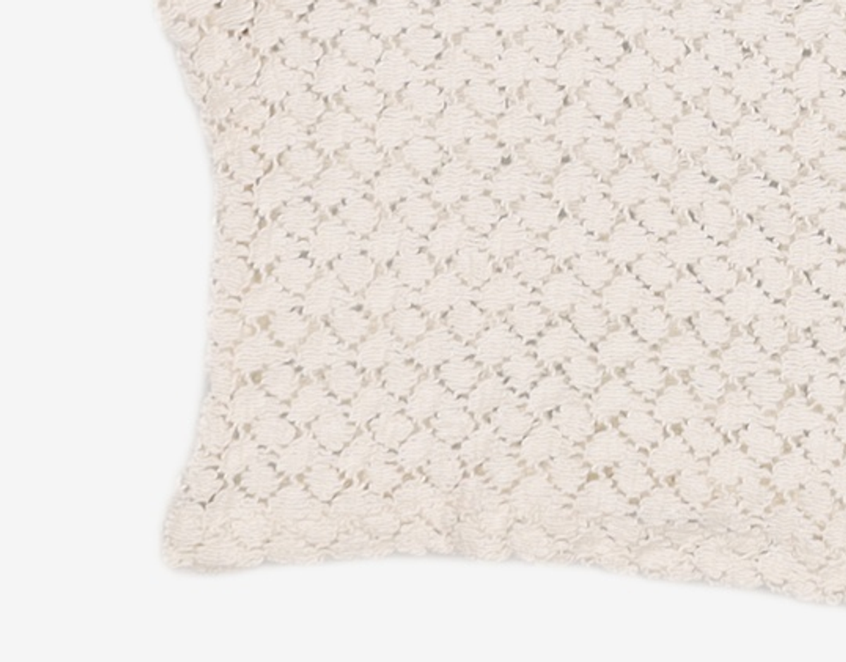 미쏘(MIXXO) 셔츠카라 레이스 블라우스 MIWBWC703G S