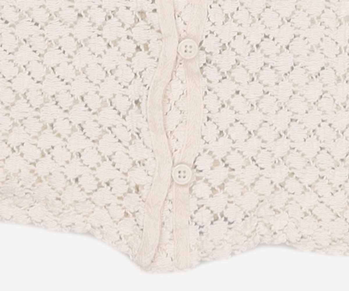 미쏘(MIXXO) 셔츠카라 레이스 블라우스 MIWBWC703G S