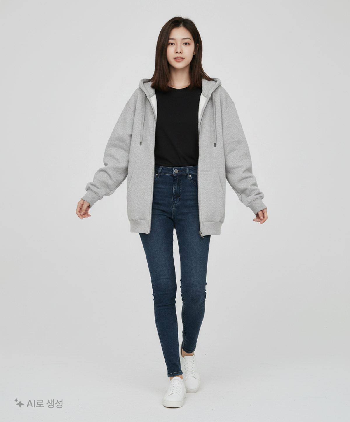 더블유브이프로젝트(WV PROJECT) 후드 집업 L