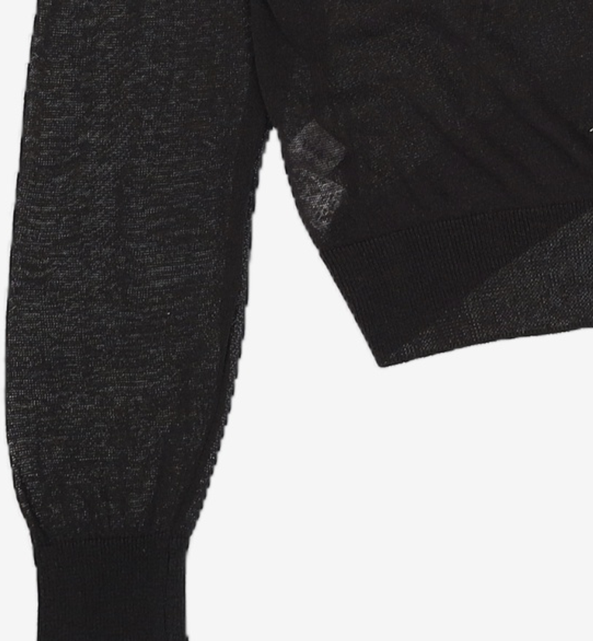 씨타(CITTA) Sheer Deep V-neck Knit_CTK272(Black) XL