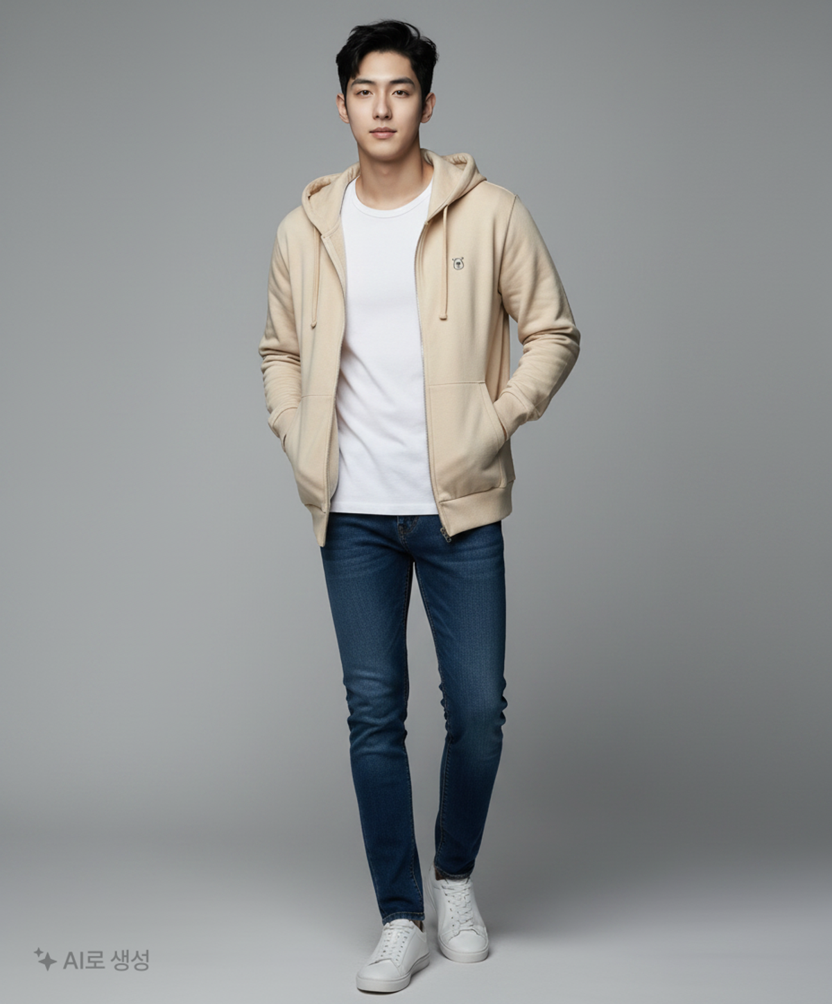 비이커(BEAKER) 후드 집업 L