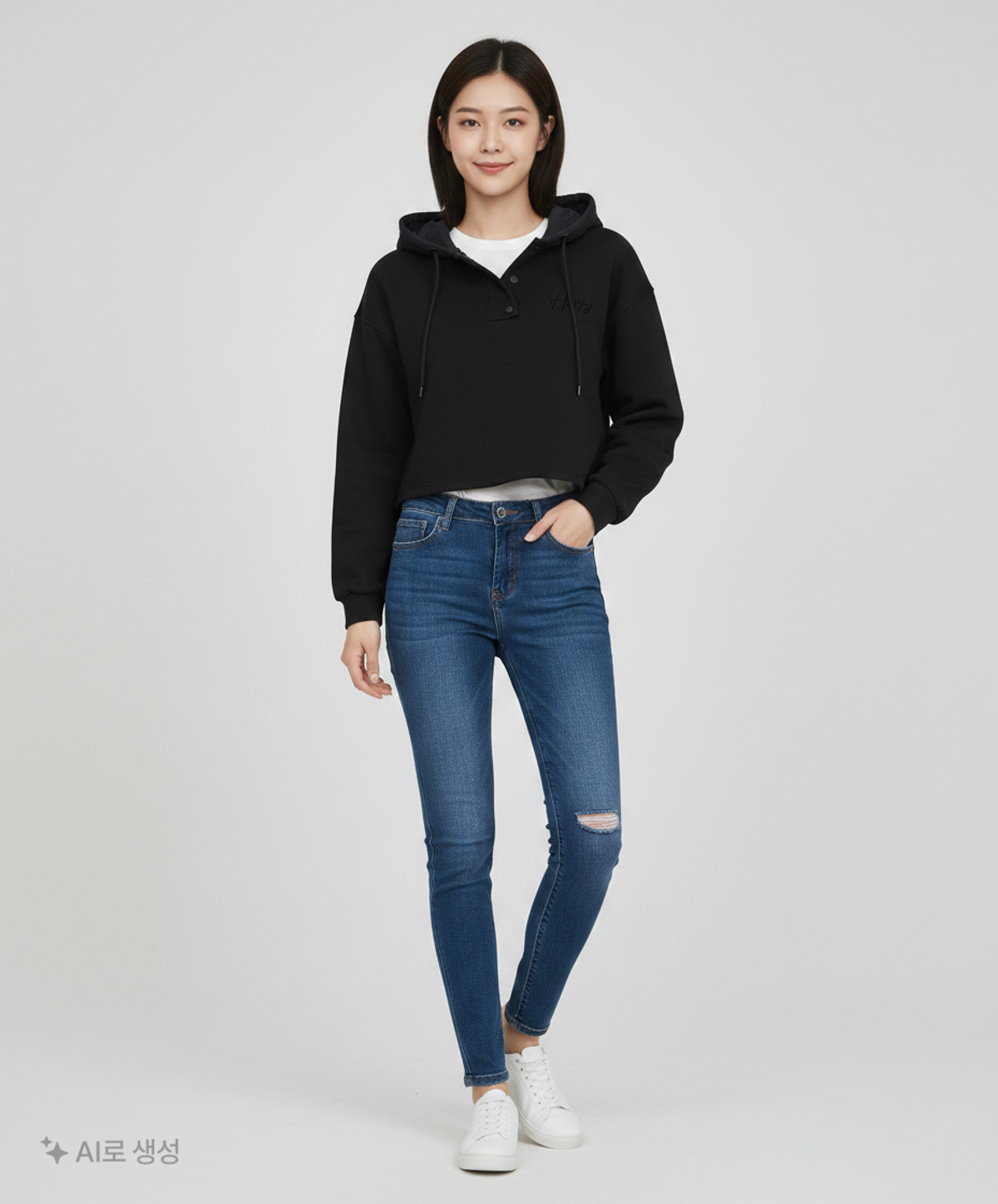 쥬시쥬디(JUCYJUDY) 후드 티셔츠 90